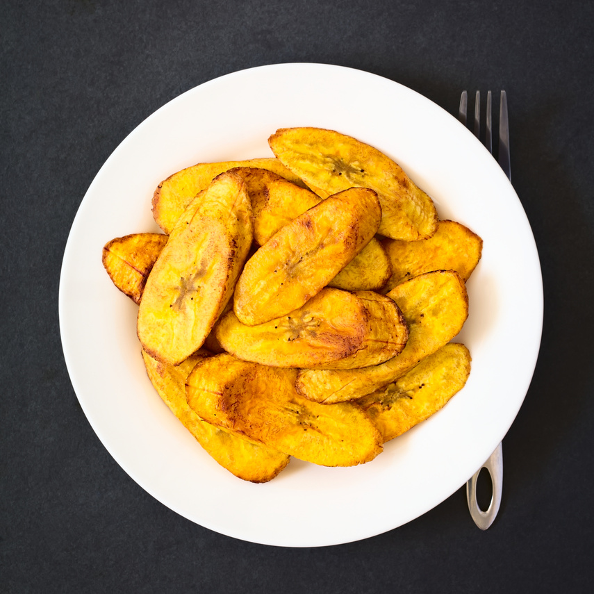 Fried Slices of Plantains