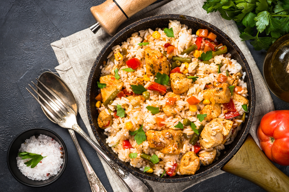 Rice with Chicken and Vegetables