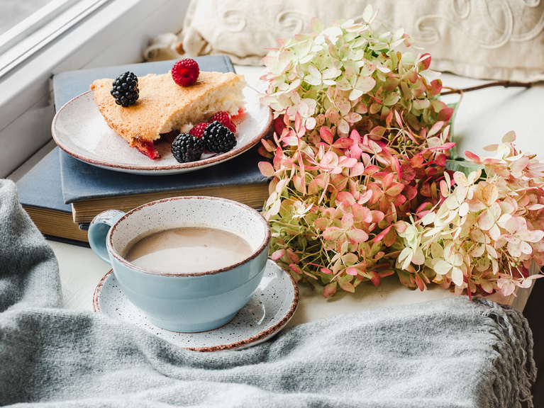 Homemade Pastry and Coffee